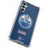 NHL Edmonton Oilers Distressed Galaxy A14 5G Clear Case