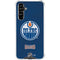 NHL Edmonton Oilers Distressed Galaxy A54 5G Clear Case