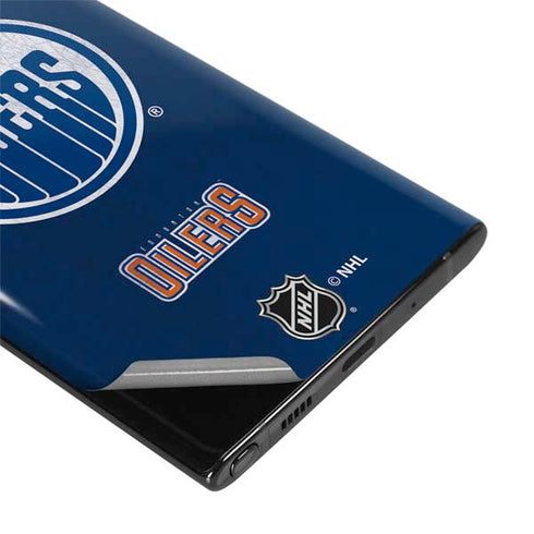 NHL Edmonton Oilers Distressed Galaxy Note 10 Skin