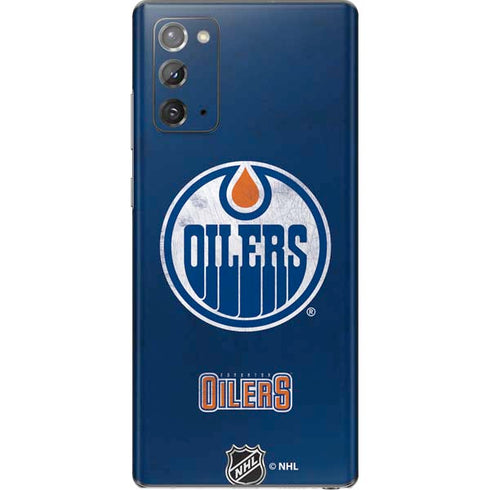 NHL Edmonton Oilers Distressed Galaxy Note20 5G Skin