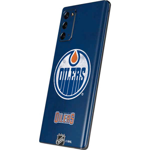 NHL Edmonton Oilers Distressed Galaxy Note20 5G Skin