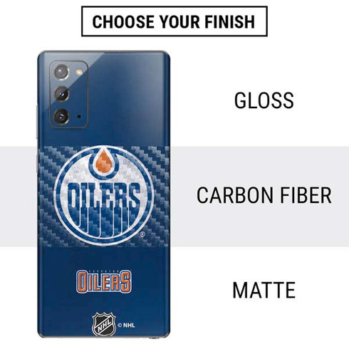 NHL Edmonton Oilers Distressed Galaxy Note20 5G Skin