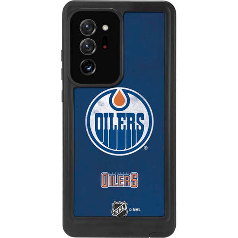 NHL Edmonton Oilers Distressed Galaxy Note20 Ultra 5G Waterproof Case