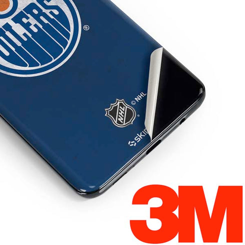 NHL Edmonton Oilers Distressed Galaxy S10 Skin