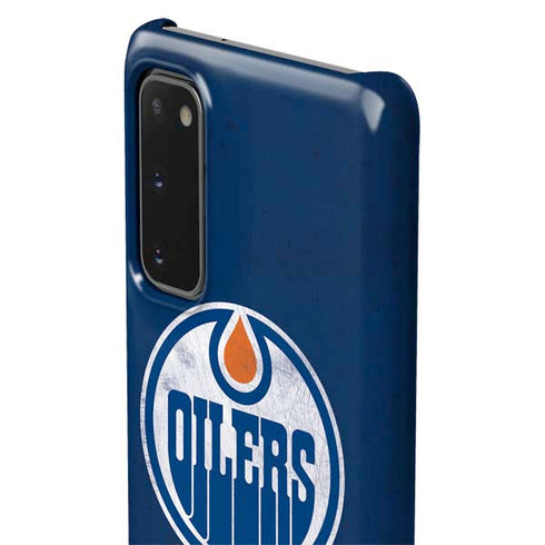 NHL Edmonton Oilers Distressed Galaxy S20 Lite Case