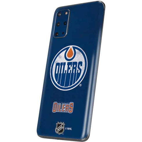 NHL Edmonton Oilers Distressed Galaxy S20 Plus Skin