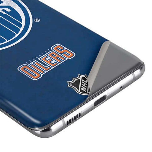 NHL Edmonton Oilers Distressed Galaxy S20 Plus Skin