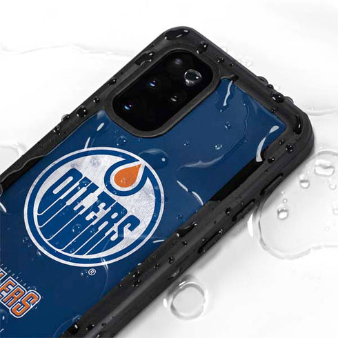 NHL Edmonton Oilers Distressed Galaxy S20 Plus Waterproof Case