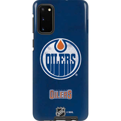 NHL Edmonton Oilers Distressed Galaxy S20 Pro Case
