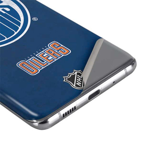 NHL Edmonton Oilers Distressed Galaxy S20 Skin