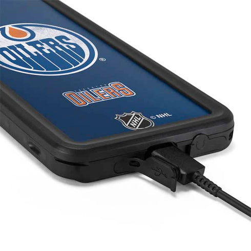 NHL Edmonton Oilers Distressed Galaxy S20 Waterproof Case