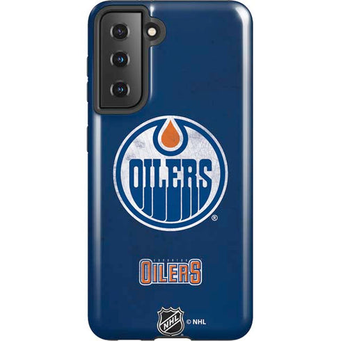 NHL Edmonton Oilers Distressed Galaxy S21 5G Pro Case