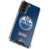 NHL Edmonton Oilers Distressed Galaxy S21 FE Clear Case