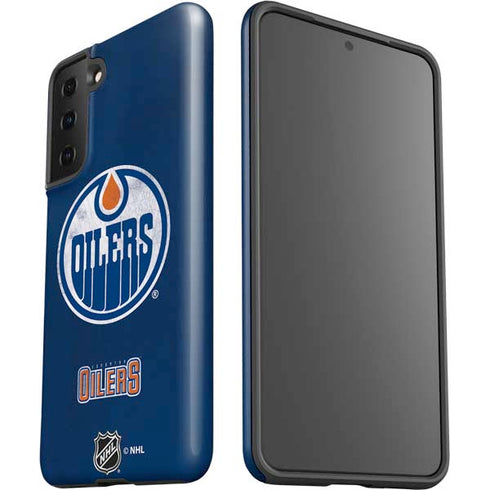 NHL Edmonton Oilers Distressed Galaxy S21 FE Pro Case