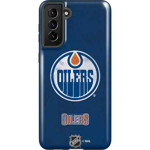 NHL Edmonton Oilers Distressed Galaxy S21 Plus 5G Pro Case