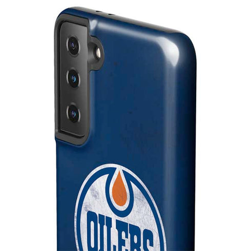 NHL Edmonton Oilers Distressed Galaxy S21 Plus 5G Pro Case