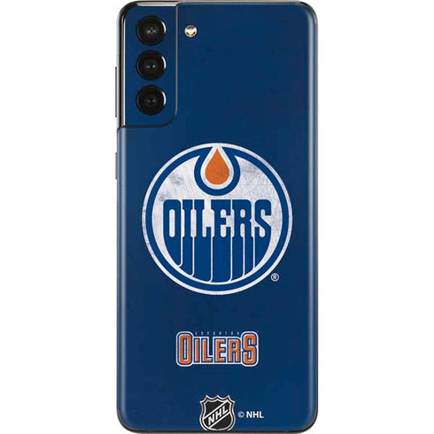 NHL Edmonton Oilers Distressed Galaxy S21 Plus 5G Skin