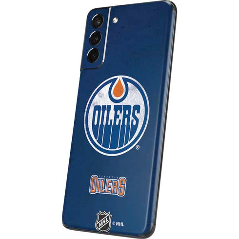 NHL Edmonton Oilers Distressed Galaxy S21 Plus 5G Skin