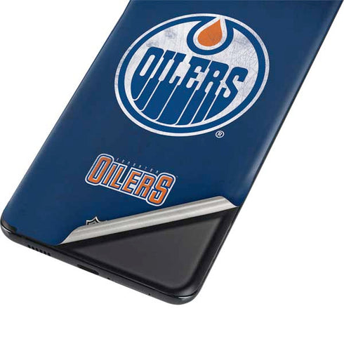 NHL Edmonton Oilers Distressed Galaxy S21 Plus 5G Skin