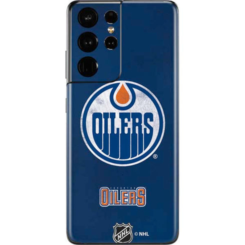 NHL Edmonton Oilers Distressed Galaxy S21 Ultra 5G Skin