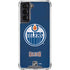 NHL Edmonton Oilers Distressed Galaxy S22 Clear Case