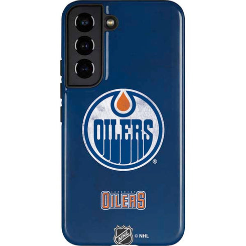 NHL Edmonton Oilers Distressed Galaxy S22 Pro Case