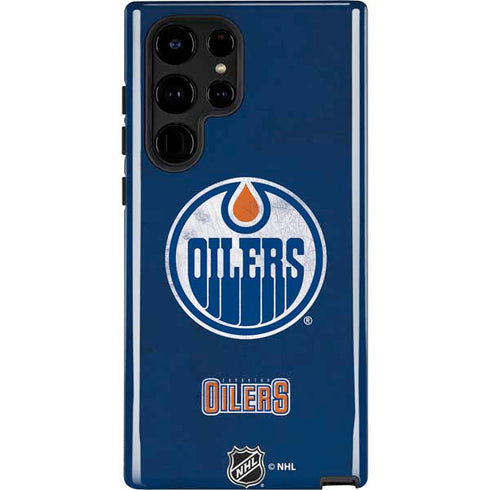 NHL Edmonton Oilers Distressed Galaxy S22 Ultra Pro Case