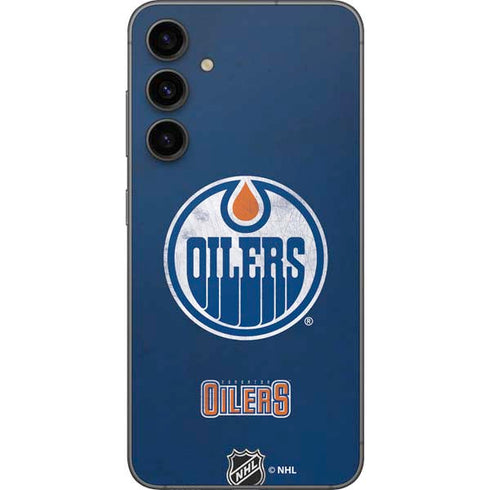 NHL Edmonton Oilers Distressed Galaxy S23 FE Skin