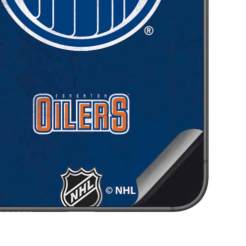 NHL Edmonton Oilers Distressed Galaxy S23 FE Skin