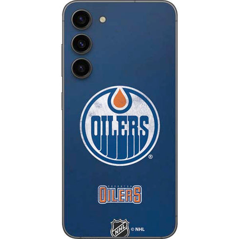 NHL Edmonton Oilers Distressed Galaxy S23 Plus Skin