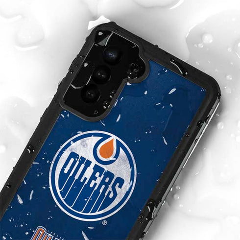 NHL Edmonton Oilers Distressed Galaxy S23 Plus Waterproof Case