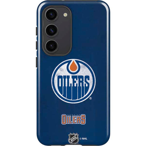 NHL Edmonton Oilers Distressed Galaxy S23 Pro Case