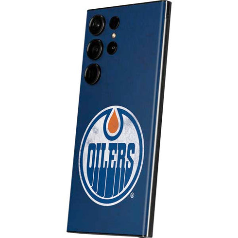 NHL Edmonton Oilers Distressed Galaxy S23 Ultra Skin