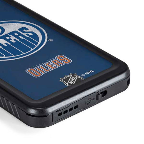NHL Edmonton Oilers Distressed Galaxy S23 Waterproof Case