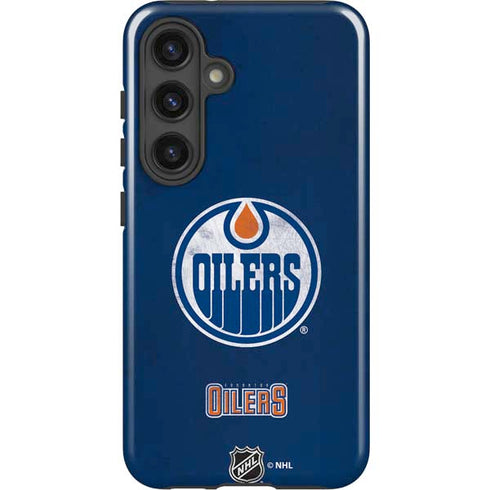 NHL Edmonton Oilers Distressed Galaxy S24 Impact Case