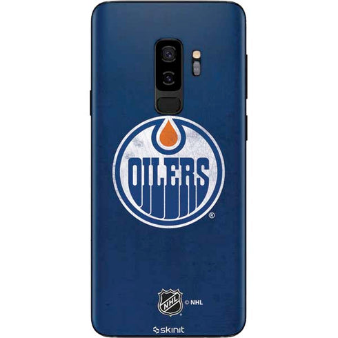 NHL Edmonton Oilers Distressed Galaxy S9 Plus Skin