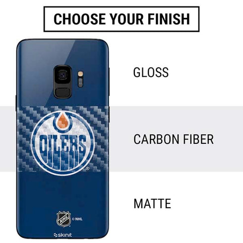 NHL Edmonton Oilers Distressed Galaxy S9 Skin