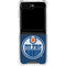 NHL Edmonton Oilers Distressed Galaxy Z Flip5 5G Clear Case