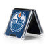 NHL Edmonton Oilers Distressed Galaxy Z Flip5 5G Clear Case