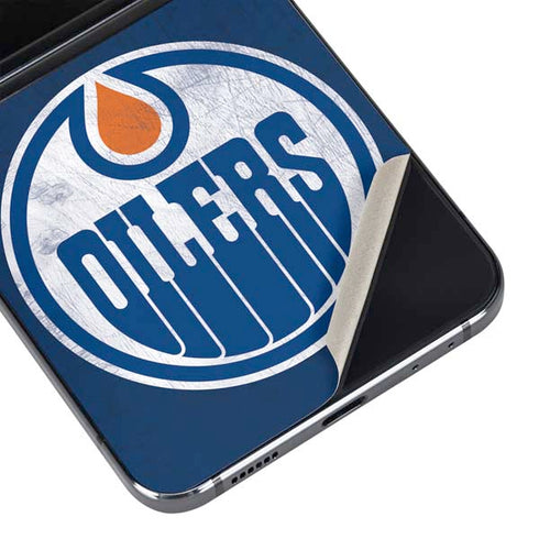 NHL Edmonton Oilers Distressed Galaxy Z Flip5 5G Skin
