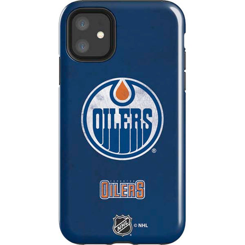 NHL Edmonton Oilers Distressed iPhone 11 Impact Case