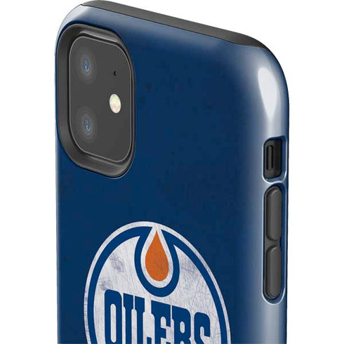 NHL Edmonton Oilers Distressed iPhone 11 Impact Case