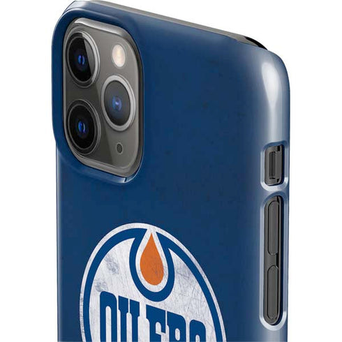 NHL Edmonton Oilers Distressed iPhone 11 Pro Lite Case