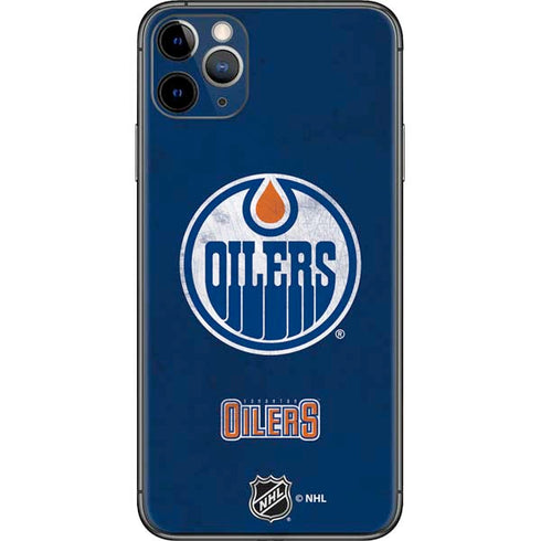 NHL Edmonton Oilers Distressed iPhone 11 Pro Max Skin