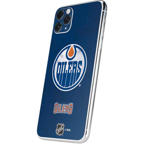 NHL Edmonton Oilers Distressed iPhone 11 Pro Max Skin