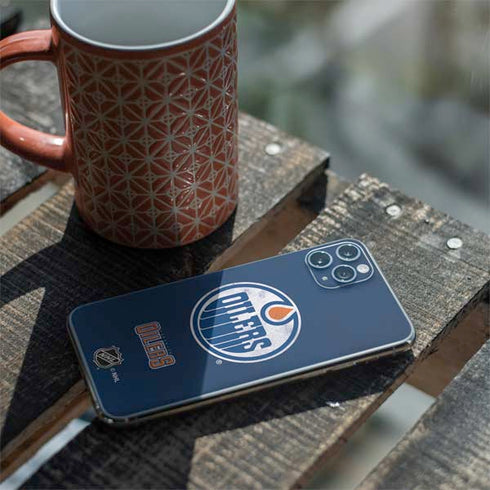 NHL Edmonton Oilers Distressed iPhone 11 Pro Max Skin