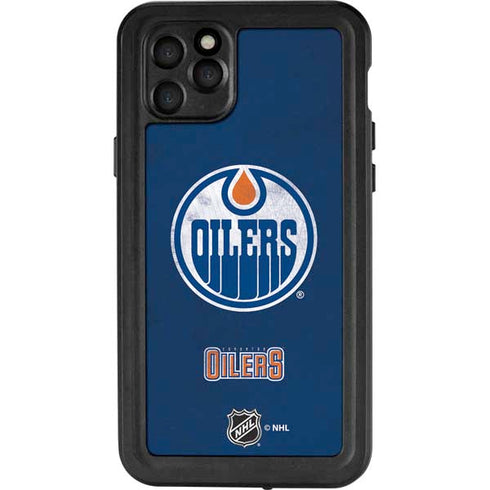 NHL Edmonton Oilers Distressed iPhone 11 Pro Max Waterproof Case