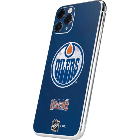NHL Edmonton Oilers Distressed iPhone 11 Pro Skin