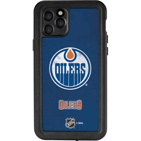 NHL Edmonton Oilers Distressed iPhone 11 Pro Waterproof Case