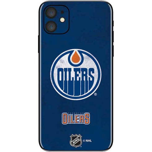 NHL Edmonton Oilers Distressed iPhone 11 Skin